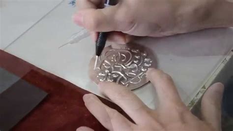 embossed metal box|how to do metal embossing.